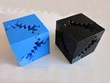 3D печать куба со сложным механизмом